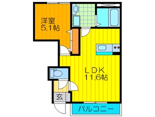 アムールメゾンの物件間取画像